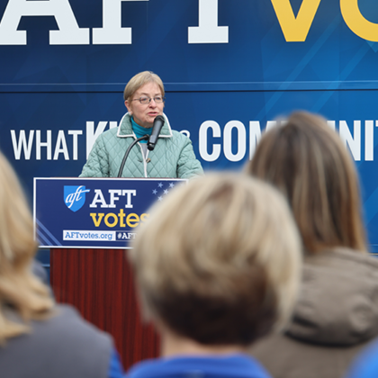 Photo from AFTvotes event in Toledo, OH