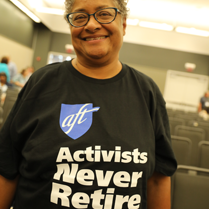 Photo of AFT retiree activist