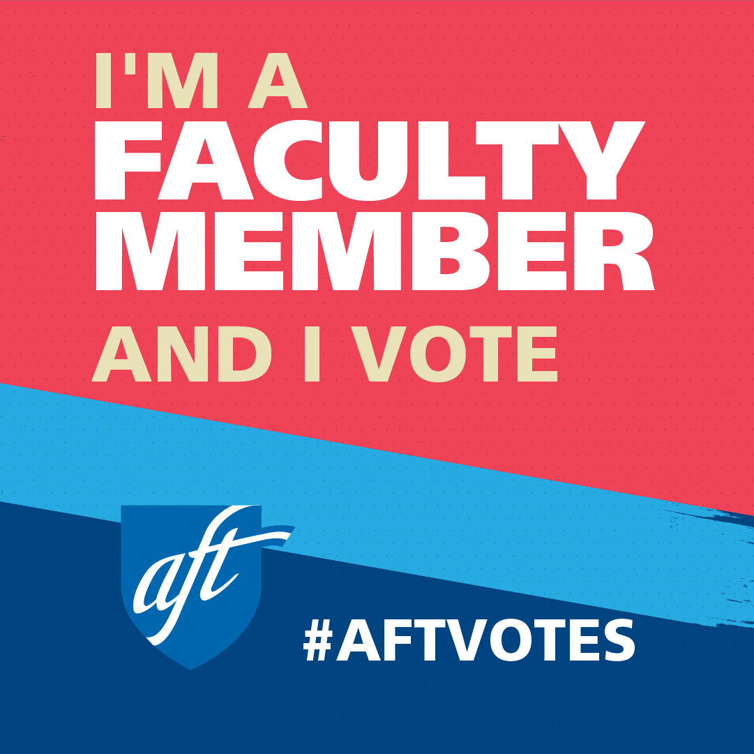 I'm a Faculty Member and I Vote