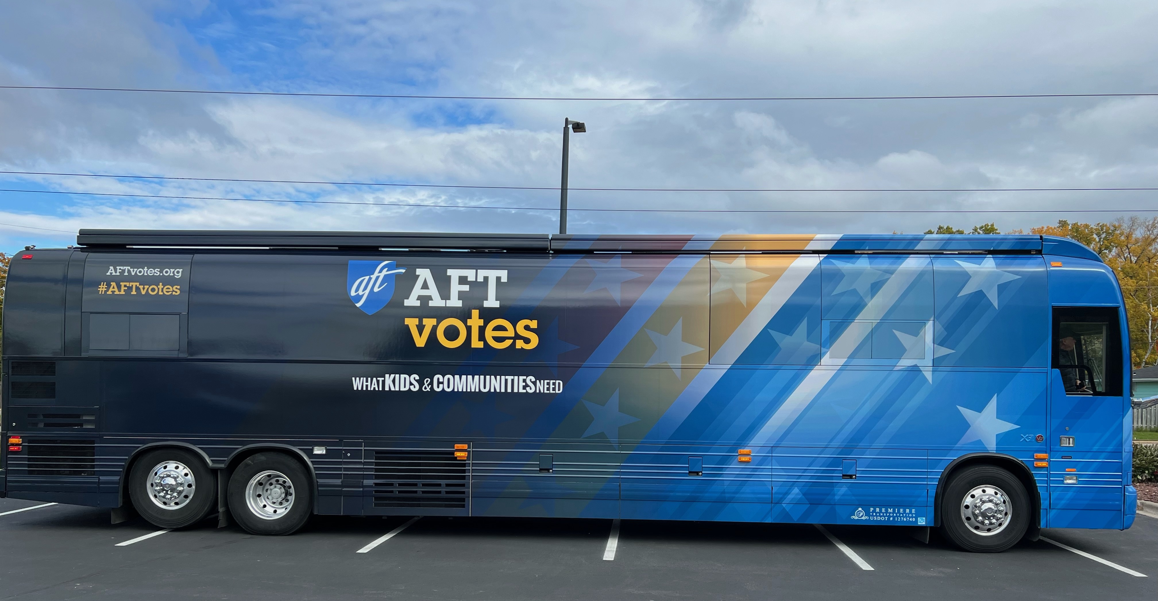 Photo of AFTvotes Tour Bus