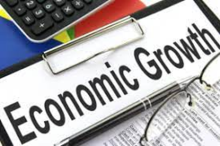 Graphic reads "Economic Growth"